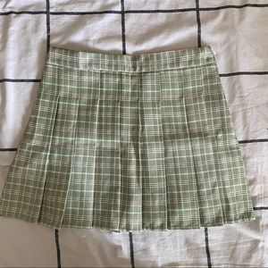 Pleated tennis skirt